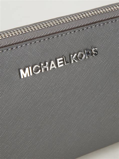 michael kors steel grey wallet|Michael Kors women's wallet sale.